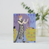 リディアとベンガル（黄色と青） ポストカード (スタンド正面)