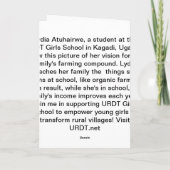 リディアのミステリーコンパウンドのビジョン カード (裏面)