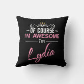 リディアもちろん私は名前素晴らしノベルティ クッション (裏面)