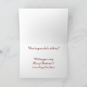 リディアクリスマスカード1 シーズンカード (内部)