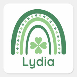 リディア名クローバーボホーレインボー スクエアシール