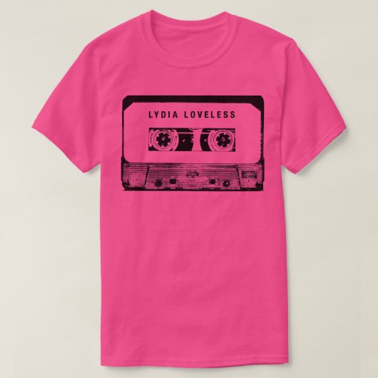 リディア無愛カセットテープ Tシャツ (デザイン正面)