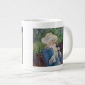 リディア·クロケッティング·イン·ザ·ガーデンアット·マリー ジャンボコーヒーマグカップ (正面右)