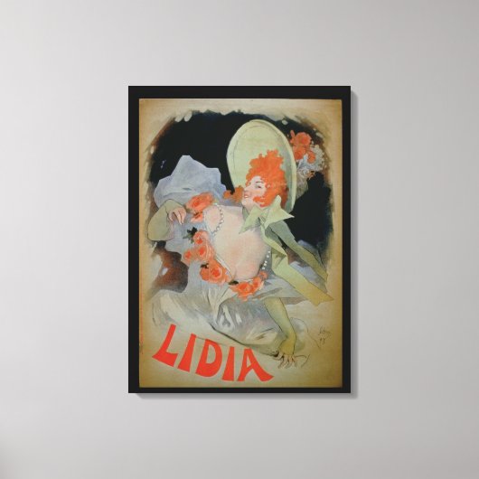 『リディア』(1895年) キャンバスプリント (正面)
