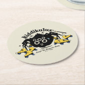 リディクルス – ボガルトを笑遠くにう ラウンドペーパーコースター (アングル)