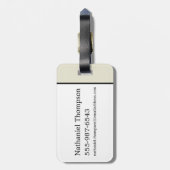 リディクルス – ボガルトを笑遠くにう ラゲッジタグ (裏面縦)