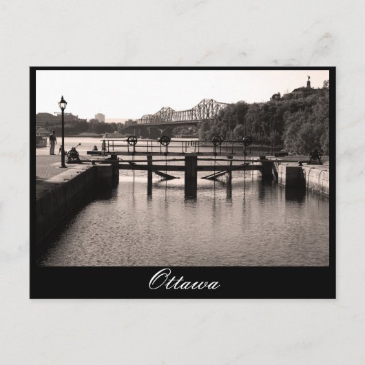 リデオ運河オタワ ポストカード (正面)