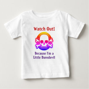 『リトおもしろいル·ダレデビル』Tシャツ ベビーTシャツ
