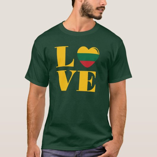 リトアニアが大好き Tシャツ (正面)