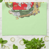 リトアニアのキッチンタオルのコート・オブ・ヴィリニュス キッチンタオル (折り畳み)