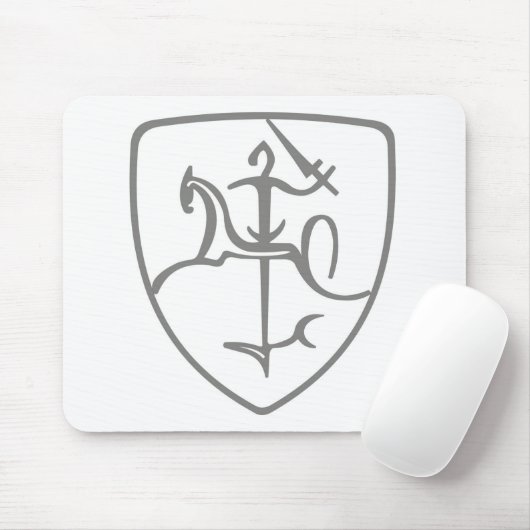 リトアニアのコートオブアームズVytisマウスマット/パッド マウスパッド (マウス)