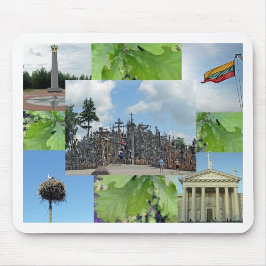 リトアニアのサイト マウスパッド (正面)