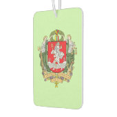 リトアニアのトートバッグのコート・オブ・ヴィリニュス カーエアーフレッシュナー (左)