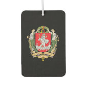 リトアニアのマウスパッド、ヴィリニュスの紋章 カーエアーフレッシュナー (正面)