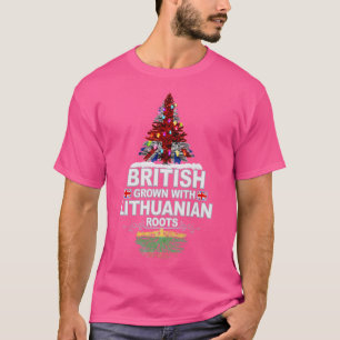 リトアニアのルーツギフトで栽培されたイギリス人 Tシャツ
