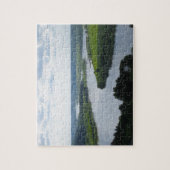 リトアニアのヴィルキジャにあるネムナス川 – - ジグソーパズル (縦)