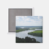 リトアニアのヴィルキジャにあるネムナス川 – - マグネット (正面/裏面)