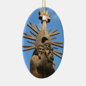 リトアニアのヴィルキジャにある聖ジョージ教会 セラミックオーナメント (右)