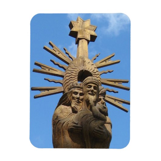 リトアニアのヴィルキジャにある聖ジョージ教会 – - マグネット (縦)