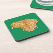 リトアニアの地図コースター コースター (左側)