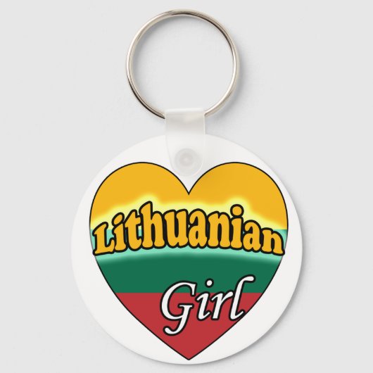 リトアニアの少女 キーホルダー (正面)