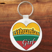 リトアニアの少女 キーホルダー (正面)