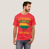 リトアニアの少女 Tシャツ (正面フル)