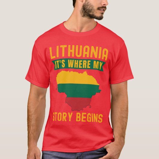 リトアニアの少女 Tシャツ (正面)