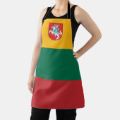 リトアニアの旗を掲げた武器 エプロン (インサイチュ)