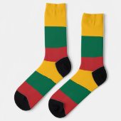 リトアニアの旗 ソックス (左)