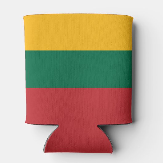 リトアニアの旗 缶クーラー (裏面)