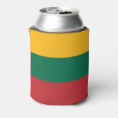 リトアニアの旗 缶クーラー (缶裏面)