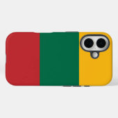 リトアニアの旗 Case-Mate iPhoneケース (裏面 (横))
