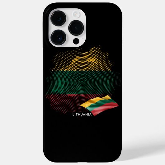 リトアニアの旗 Case-Mate iPhoneケース (裏面)
