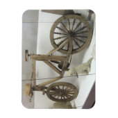 リトアニアの木造自転車、ランシス美術館 –  マグネット (縦)