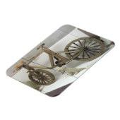 リトアニアの木造自転車、ランシス美術館 –  マグネット (左側)