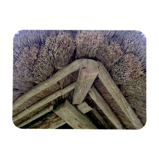 リトアニアのThatch Roof, Rumsiskes Museum - マグネット (横)