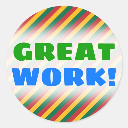 リトアニアインスパイア色色ストライプ旗 ラウンドシール (正面)