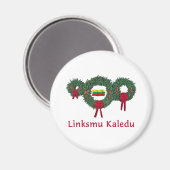 リトアニアクリスマス2 マグネット (正面/裏面)