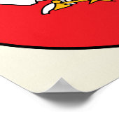 リトアニアコートオブアームズ詳細 ポスター (角)