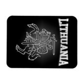 リトアニアコートオブアームズ マグネット (横)