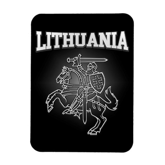 リトアニアコートオブアームズ マグネット (縦)