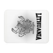 リトアニアコートオブアームズ マグネット (横)