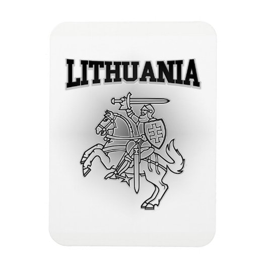 リトアニアコートオブアームズ マグネット (縦)