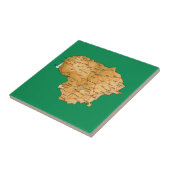 リトアニアマップタイル タイル (側面)