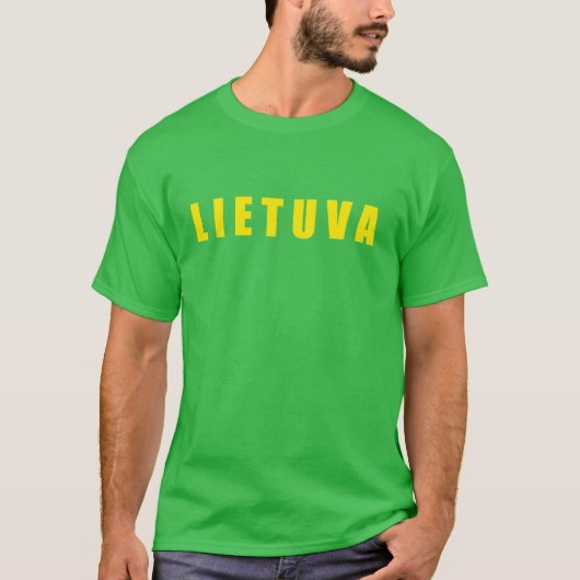リトアニアリエトゥヴァ Tシャツ (正面)
