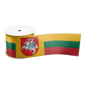 リトアニアリボン,エンブレム,愛国者,リトアニア国旗 サテンリボン (リール)