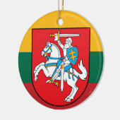リトアニアヴィティスクリスマスツリーオーナメント セラミックオーナメント (左)