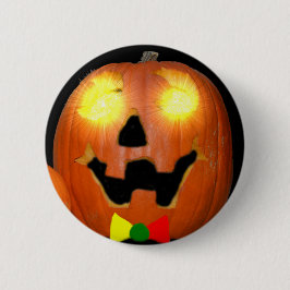 リトアニア人のハロウィンのカボチャボタン 缶バッジ