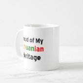 リトアニア伝統 コーヒーマグカップ (正面左)